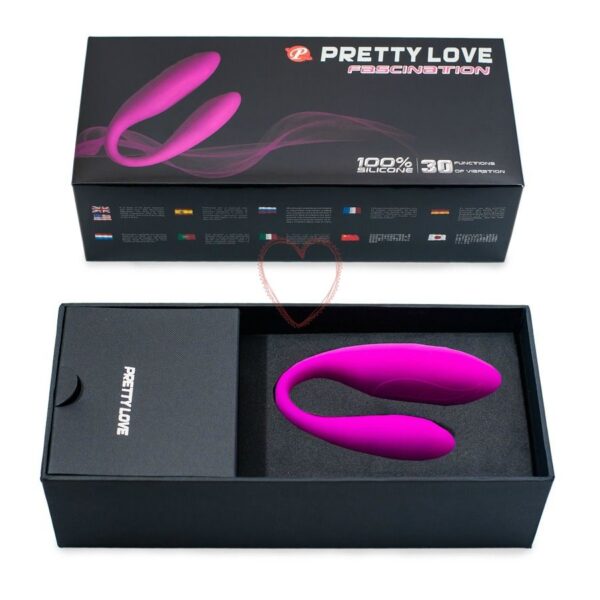 Pretty Love Fascination — Couples Vibrator, Rechargeable, Lilac — Clitoral Stimulators — view 3