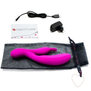 Pretty Love Bliss — Rabbit Vibrator, Rechargeable, Lilac — Hi-Tech Vibrators — view 3