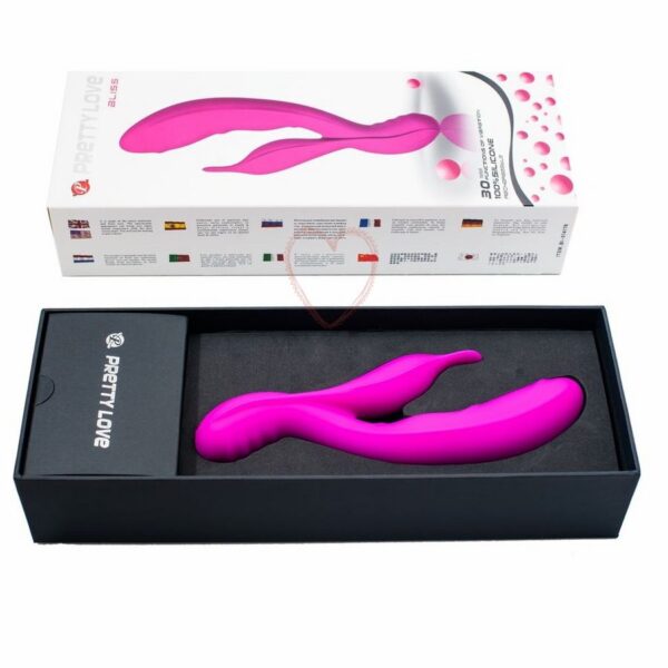 Pretty Love Bliss — Rabbit Vibrator, Rechargeable, Lilac — Hi-Tech Vibrators — view 2