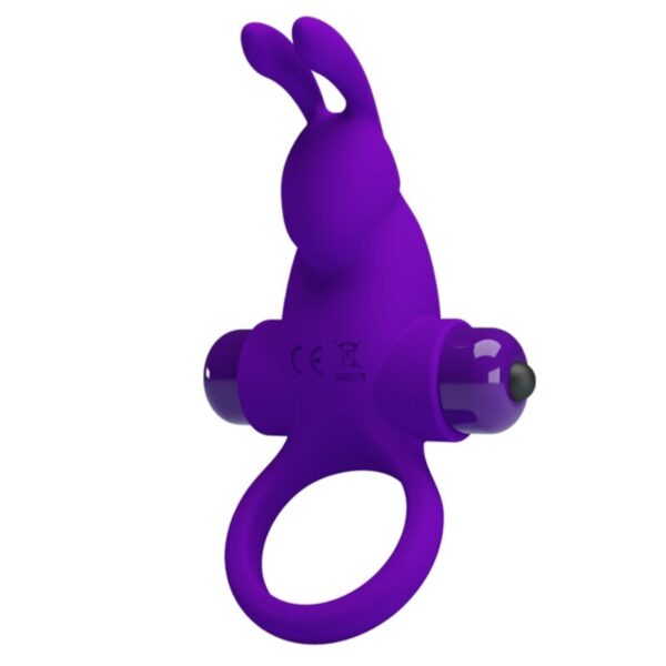 Pretty Love Ring I — Vibrating Cock Ring, Purple — Cock Rings — view 5