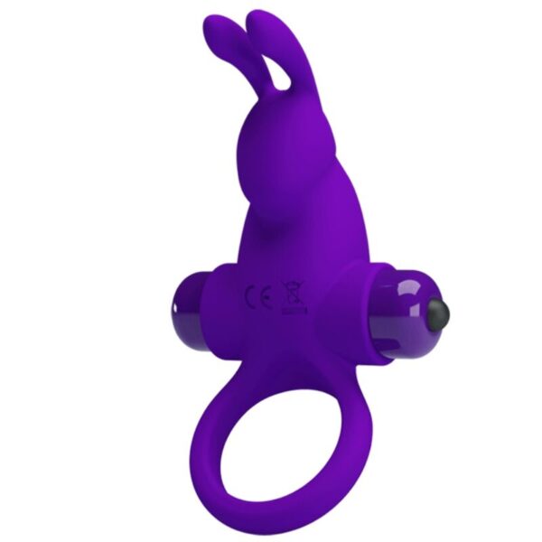 Pretty Love Ring I — Vibrating Cock Ring, Purple — Cock Rings — view 2