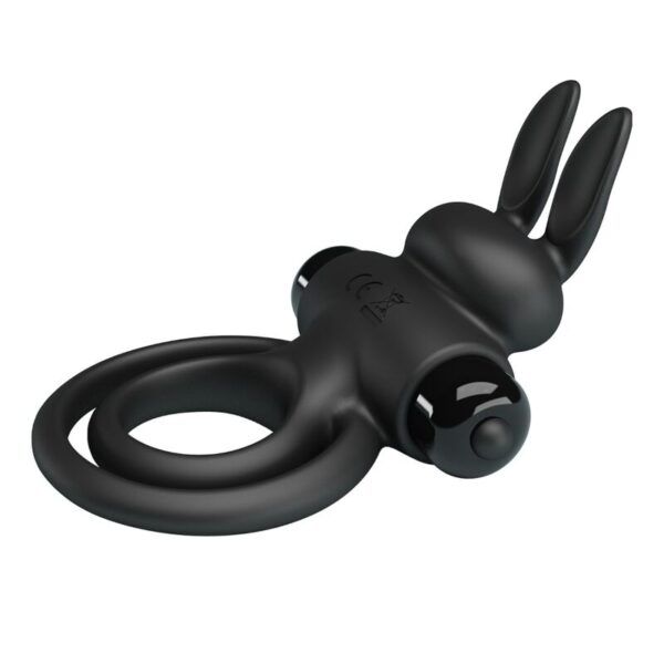 Pretty Love Ring III — Vibrating Cock Ring, Black — Cock Rings — view 6