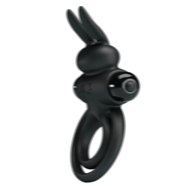 Pretty Love Ring III — Vibrating Cock Ring, Black — Cock Rings — view 4