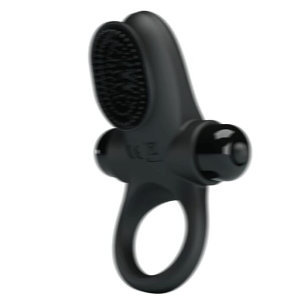 Pretty Love Ring II — Vibrating Cock Ring, Black — Cock Rings — view 9