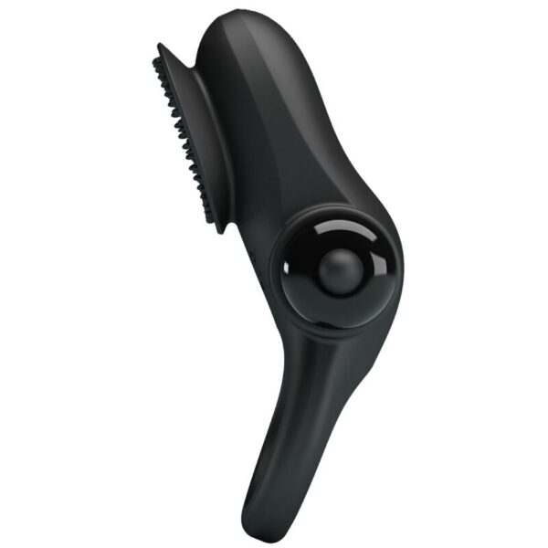 Pretty Love Ring II — Vibrating Cock Ring, Black — Cock Rings — view 5