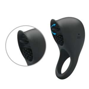 Pretty Love — Vibrating Cock Ring, Rechargeable, Tongue — Cock Rings — view 4