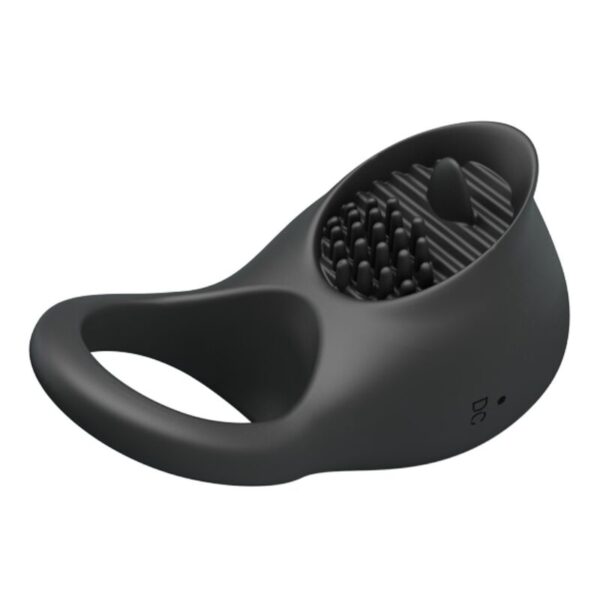 Pretty Love — Vibrating Cock Ring, Rechargeable, Tongue — Cock Rings — view 3