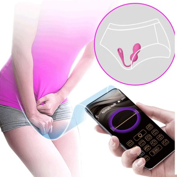 Pretty Love Elvira — Vibrating Kegel Balls, Rechargeable, Pink — App-Controlled Sex Toys — view 5