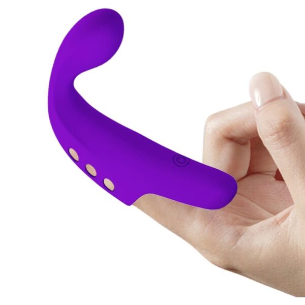 Pretty Love Gorgon — Finger Vibrator, Silicone, Purple — Clitoral Stimulators — view 5