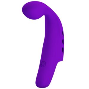 Pretty Love Gorgon — Finger Vibrator, Silicone, Purple — Clitoral Stimulators