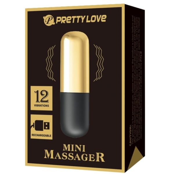 Pretty Love — Bullet Vibrator, Rechargeable, Gold — Bullet Vibrators — view 7