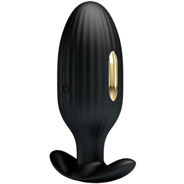 Pretty Love Jefferson — Vibrating Butt Plug, Black — Anal — view 9