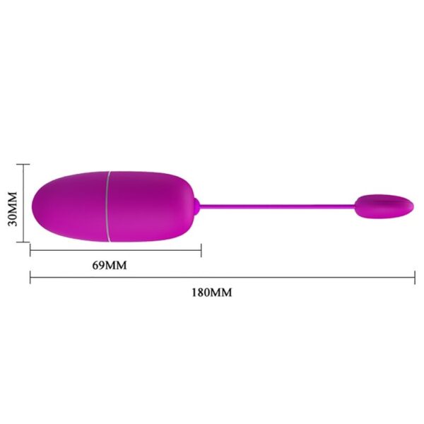 Pretty Love Nymph — Vibrating Egg, Purple — App-Controlled Sex Toys — view 11