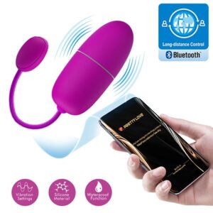 Pretty Love Nymph — Vibrating Egg, Purple — App-Controlled Sex Toys