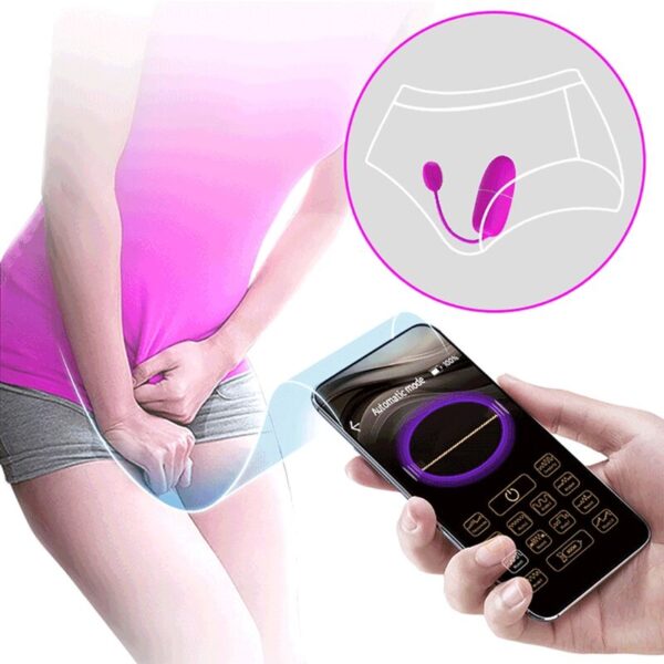 Pretty Love Nymph — Vibrating Egg, Purple — App-Controlled Sex Toys — view 5
