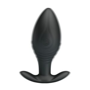 Pretty Love Regina — Vibrating Butt Plug, Remote Control, Black — Anal — view 3