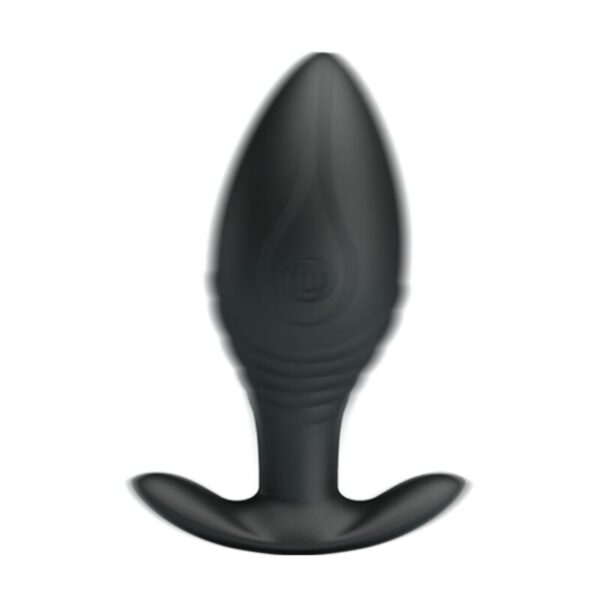 Pretty Love Regina — Vibrating Butt Plug, Remote Control, Black — Anal — view 3