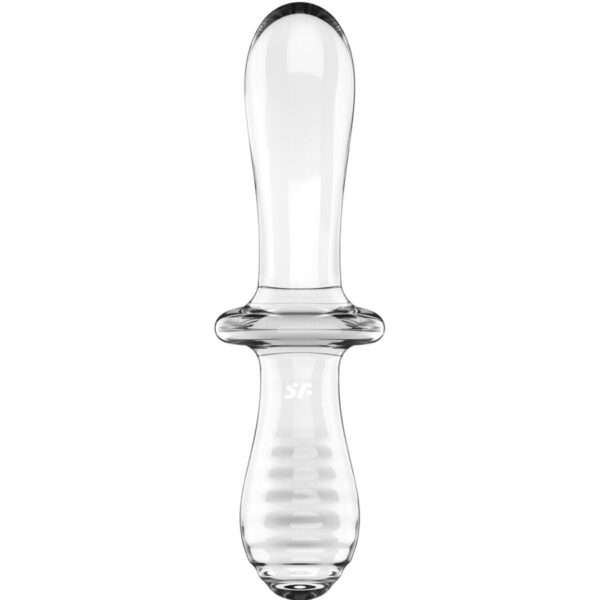 Satisfyer Double Crystal — Double-Ended Dildo, Glass — Dildos — view 4