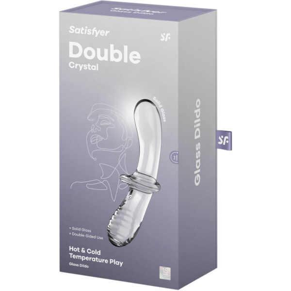 Satisfyer Double Crystal — Double-Ended Dildo, Glass — Dildos — view 5