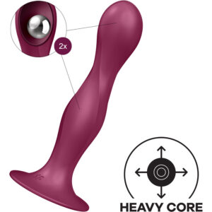 Satisfyer Double Ball-R — Suction Cup Dildo, Silicone — Anal — view 3