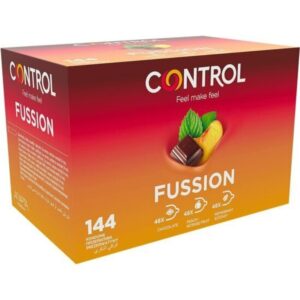 Control Adapta Fussion — Assorted Condoms, 144 Pack — Bulk Condom Packs