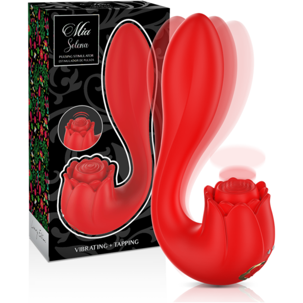 Mia Selena — Clitoral Stimulator, Silicone, Red — Clitoral Stimulators