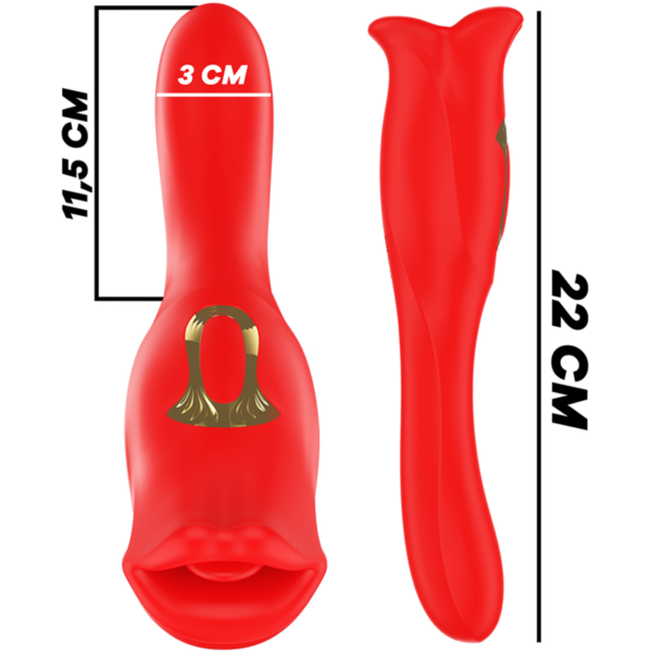 Mia Siena — Clitoral Stimulator, Silicone, Red — Clitoral Stimulators — view 5