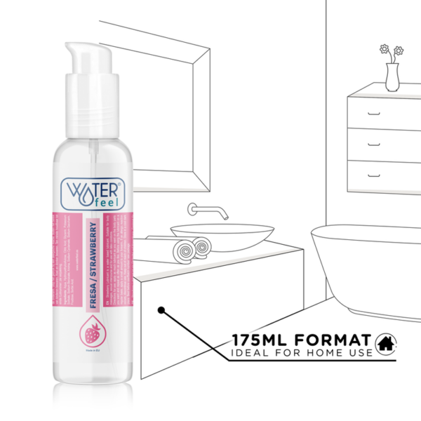 Waterfeel — Flavoured Lubricant, 175 ml, Strawberry — Flavored Lubricants — view 6
