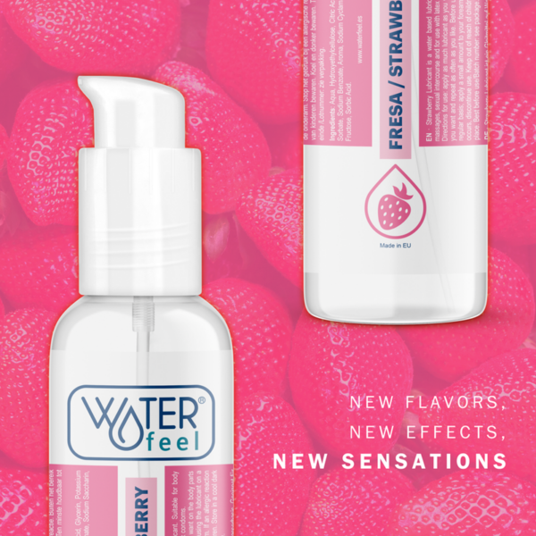 Waterfeel — Flavoured Lubricant, 175 ml, Strawberry — Flavored Lubricants — view 5