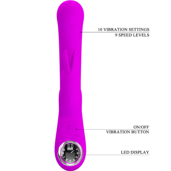 Pretty Love Lamar — Rabbit Vibrator, Rechargeable, Violet — Rabbit Vibrators — view 8