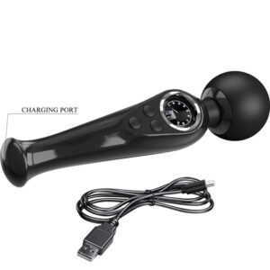 Pretty Love Skyler — Wand Massager, Rechargeable, Black — Vibrators — view 4