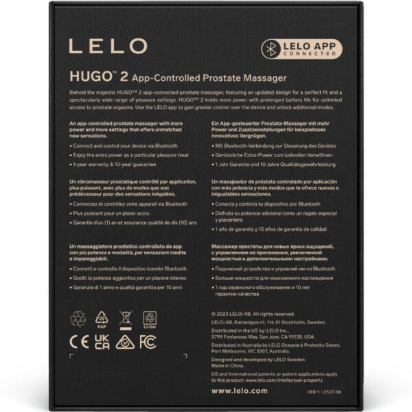 LELO Hugo 2 — Prostate Massager, App-Controlled — Anal — view 4
