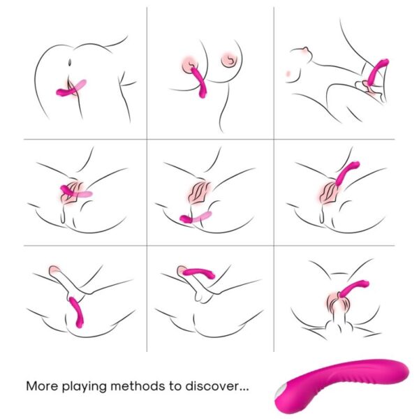 Armony Legend — G-Spot Vibrator, Rechargeable, Fuchsia — G-Spot Vibrators — view 5