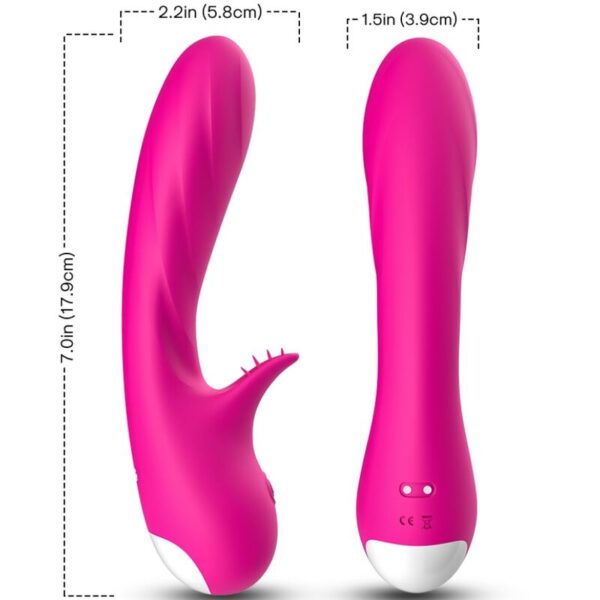 Armony Romance — Rabbit Vibrator, Rechargeable, Fuchsia — Rabbit Vibrators