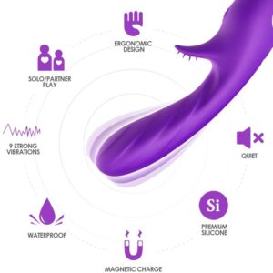 Armony Romance — Rabbit Vibrator, Rechargeable, Purple — Rabbit Vibrators — view 4