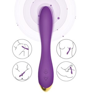 Armony Flamingo — G-Spot Vibrator, Rechargeable, Purple — G-Spot Vibrators — view 2