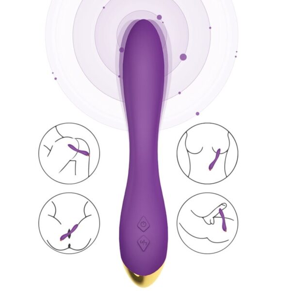 Armony Flamingo — G-Spot Vibrator, Rechargeable, Purple — G-Spot Vibrators — view 2