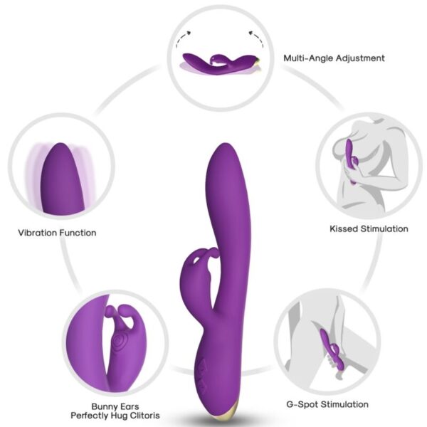 Armony Bonnie — Rabbit Vibrator, Rechargeable, Purple — Rabbit Vibrators — view 4