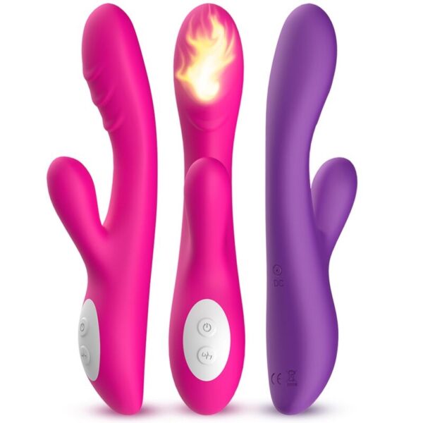 Armony Spark — Rabbit Vibrator, Heated, Fuchsia — Rabbit Vibrators — view 3