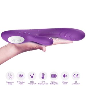 Armony Spark — Rabbit Vibrator, Heated, Purple — Rabbit Vibrators — view 2