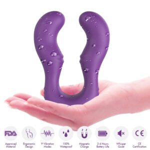 Armony Seraph — Couples Vibrator, Remote Control, Purple — view 4