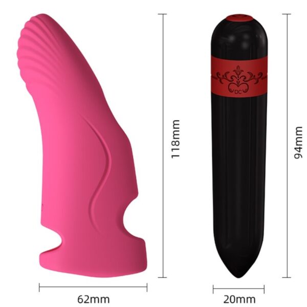 Armony Aurora — Finger Vibrator, Rechargeable, Fuchsia — Finger Vibrators