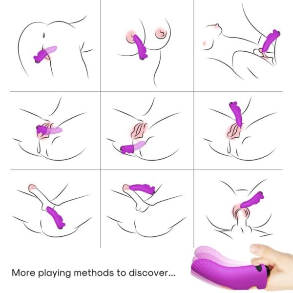 Armony Aurora — Finger Vibrator, Rechargeable, Purple — Finger Vibrators — view 2