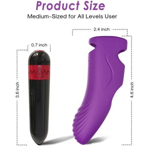 Armony Aurora — Finger Vibrator, Rechargeable, Purple — Finger Vibrators