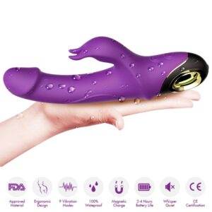 Armony Meteror — Rabbit Vibrator, Rechargeable, Purple — Rabbit Vibrators — view 2