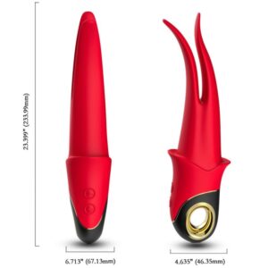 Armony Shadow — Clitoral Vibrator, Rechargeable, Red — Clitoral Stimulators — view 3