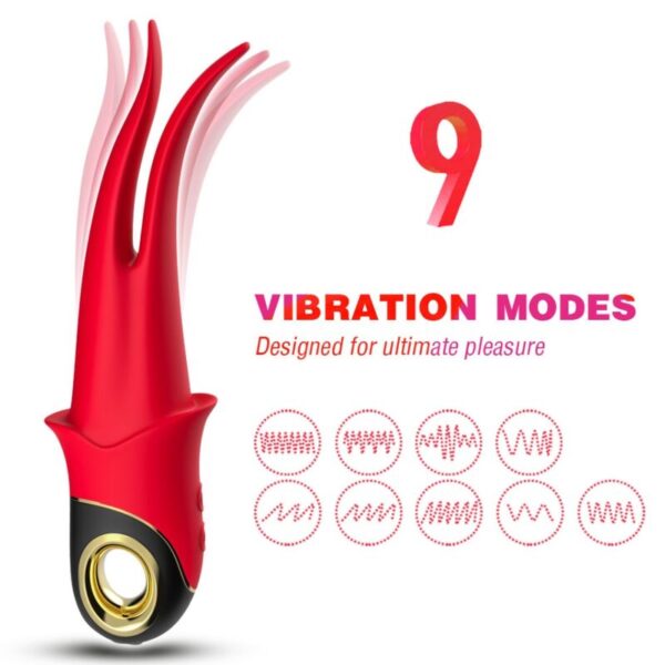 Armony Shadow — Clitoral Vibrator, Rechargeable, Red — Clitoral Stimulators