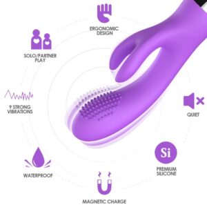 Armony — Rabbit Vibrator, Rechargeable, Purple — Rabbit Vibrators — view 4
