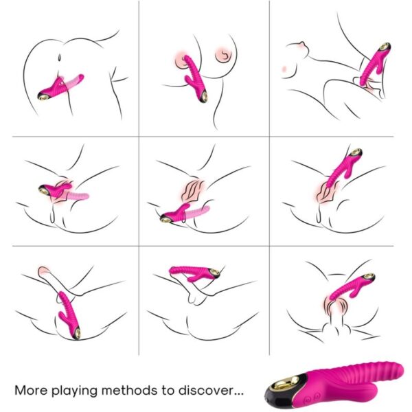 Armony Eternity — Rabbit Vibrator, Rechargeable, Fuchsia — Rabbit Vibrators — view 5