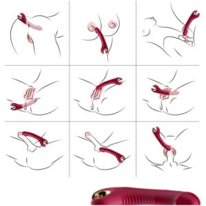 Armony Prince — Rotating Vibrator, Rechargeable, Red — Rotating Vibrators — view 2